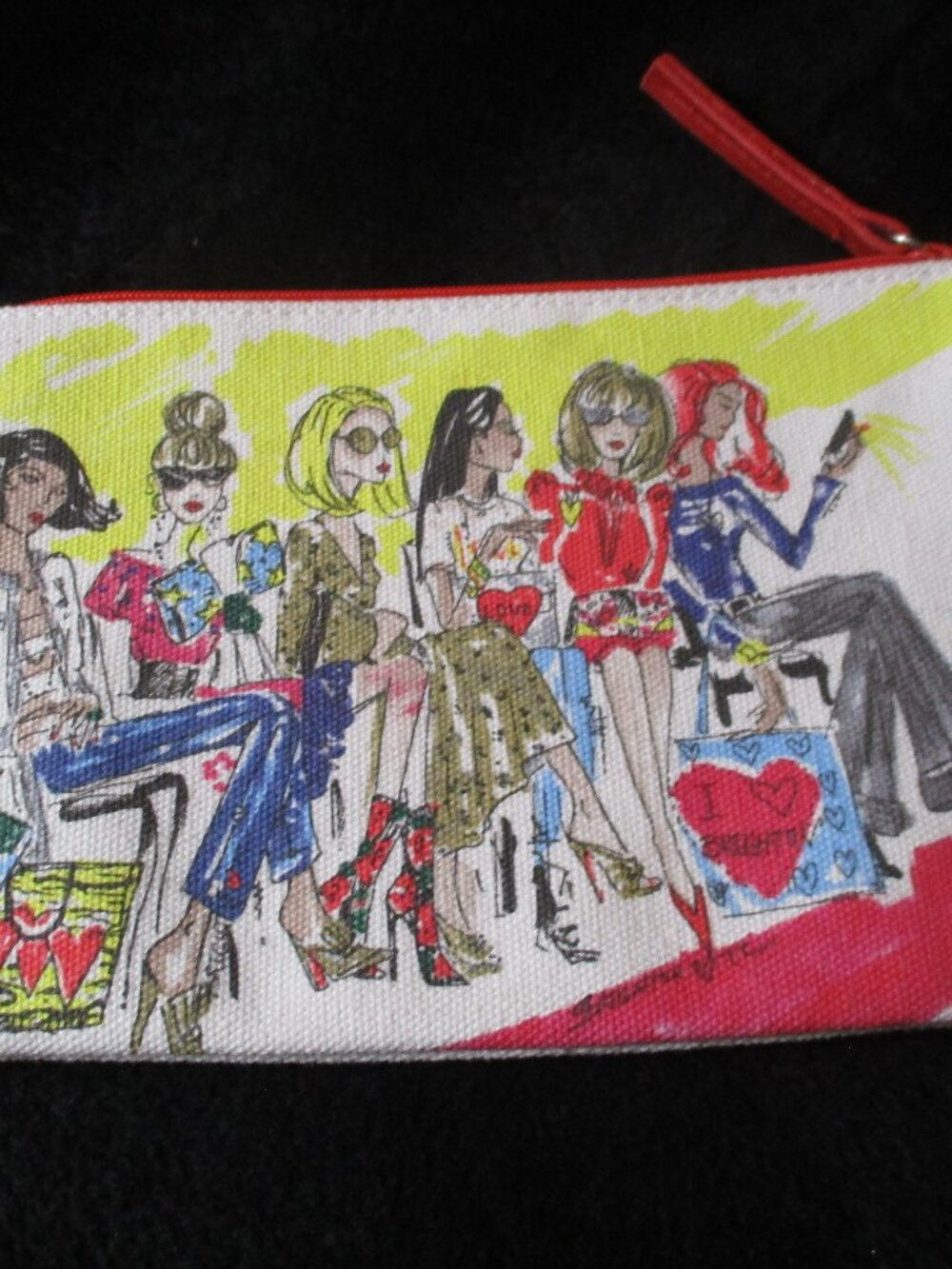 Brighton 2018 Zipper Canvas Cosmetic Bag